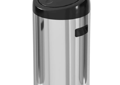 45 liter touch door stainless steel trash can – ekaelectric