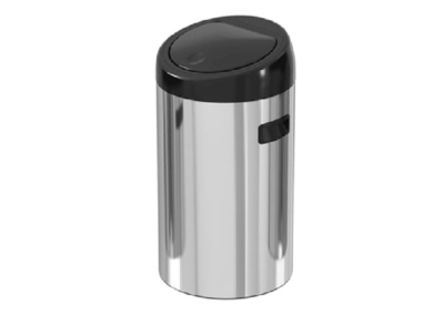 20 liter touch door stainless steel trash can – ekaelectric