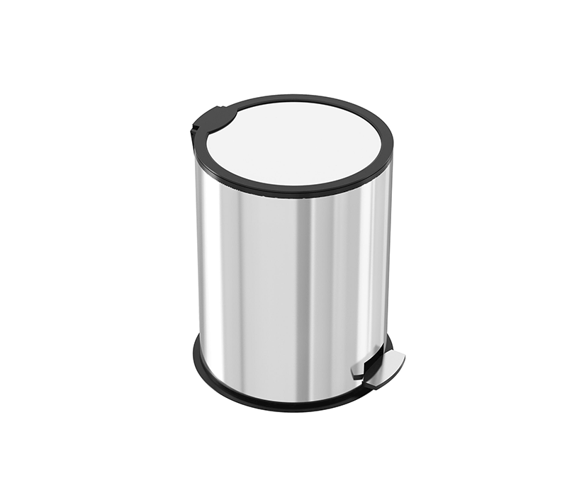 سطل زباله پدال دار 5 لیتری – سطل زباله پدالی 5 لیتری استیل – اکاالکتریک