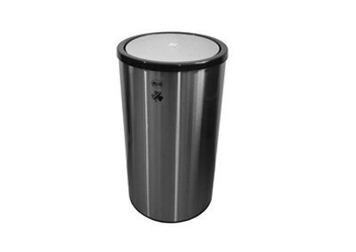 سطل زباله چرخشی (بادبزنی) (دمپری) (ویل دور بین) 25 لیتری 30.5*53 – اکا