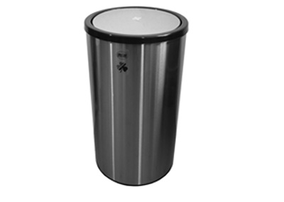 سطل زباله چرخشی (بادبزنی) (دمپری) (ویل دور بین) 30 لیتری 30.5*70- اکا